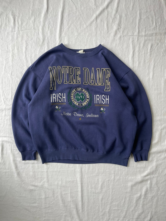 Vintage Notre Dame Crewneck XLarge