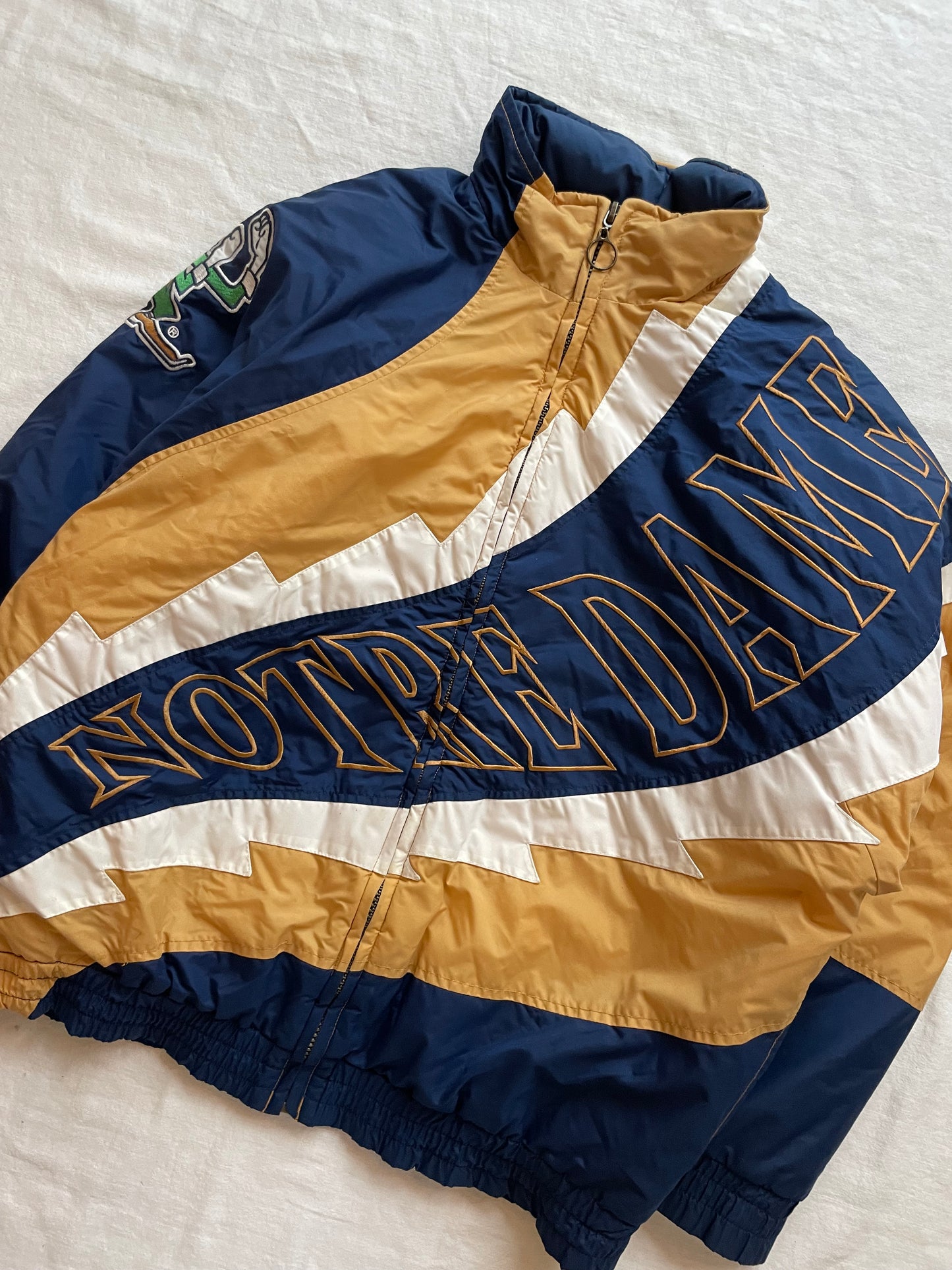 Vintage Notre Dame Puffer Jacket XLarge