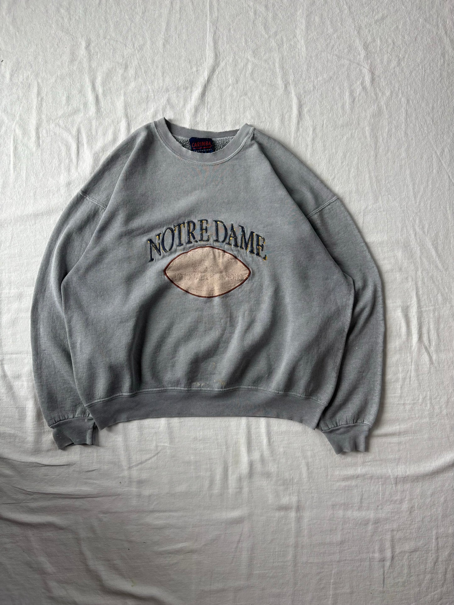Vintage Notre Dame Football Crewneck XLarge