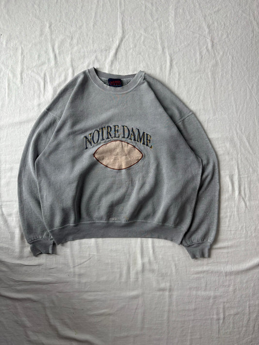 Vintage Notre Dame Football Crewneck XLarge