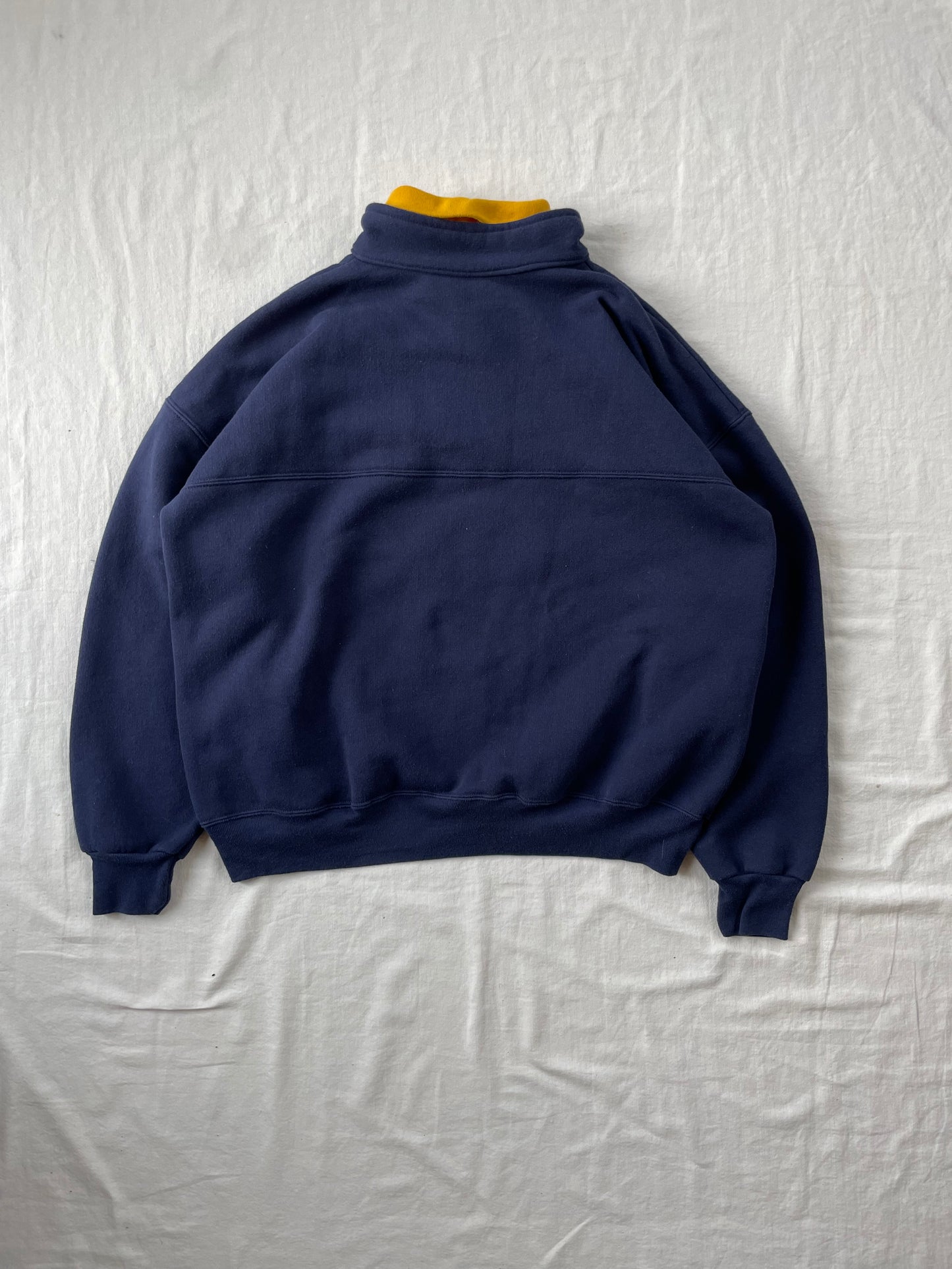 Vintage Notre Dame Quarter Zip Turtleneck Sweatshirt XLarge