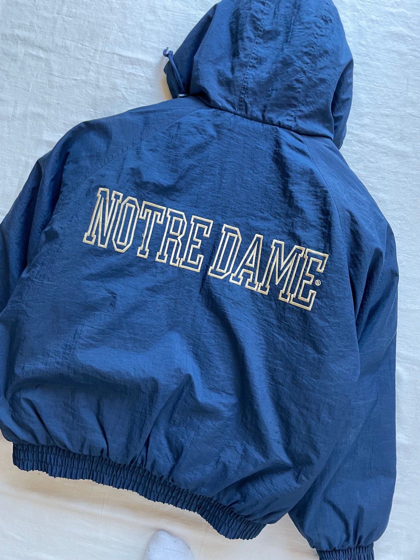 Vintage Notre Dame Puffer Jacket Large