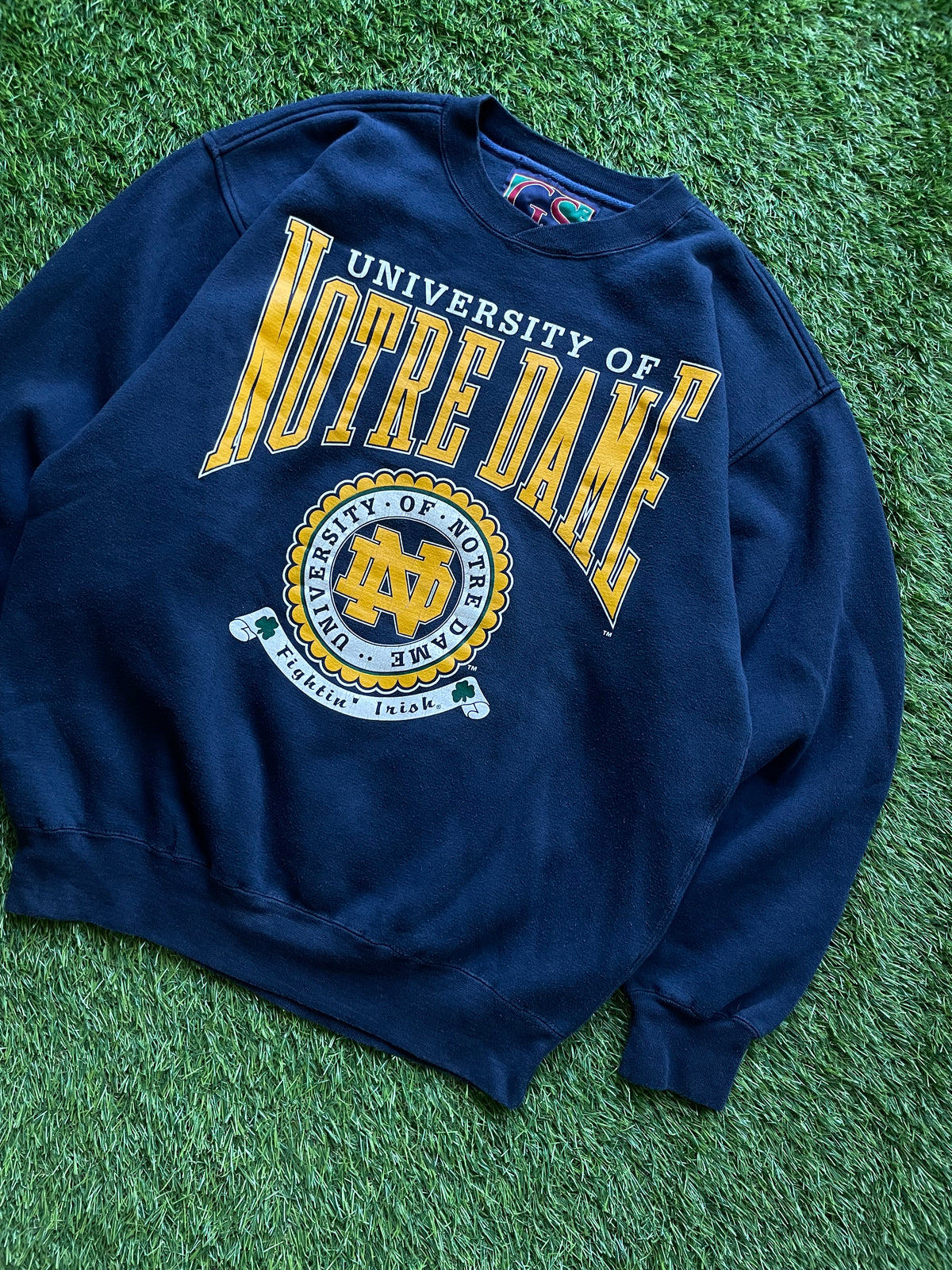 Vintage Notre Dame Crewneck Sweatshirt XLarge