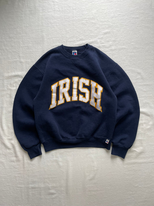 Vintage Notre Dame IRISH Crewneck Sweatshirt Medium