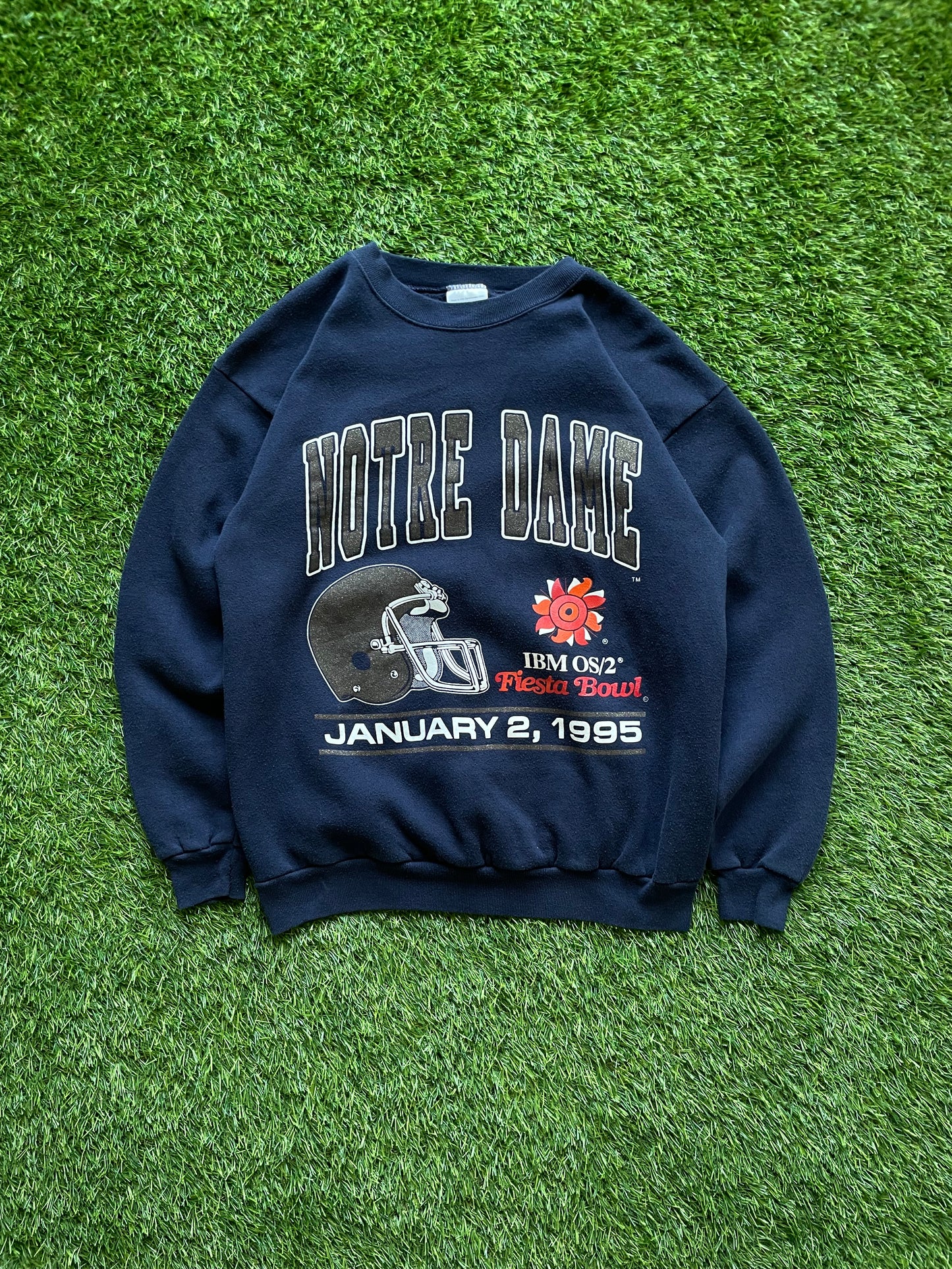 Vintage Notre Dame 1995 Fiesta Bowl Crewneck Medium/Large