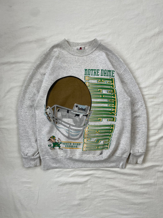 Vintage Notre Dame Football Crewneck Large