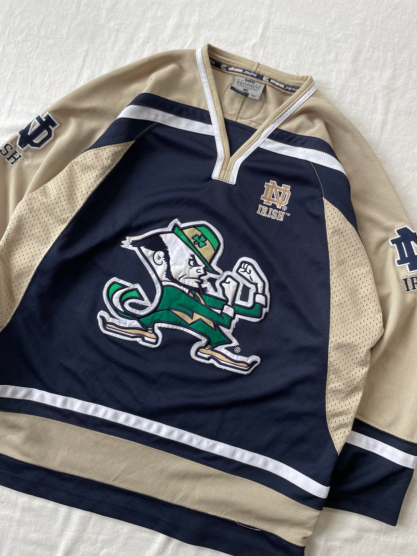 Vintage Notre Dame Hockey Jersey Medium/Large