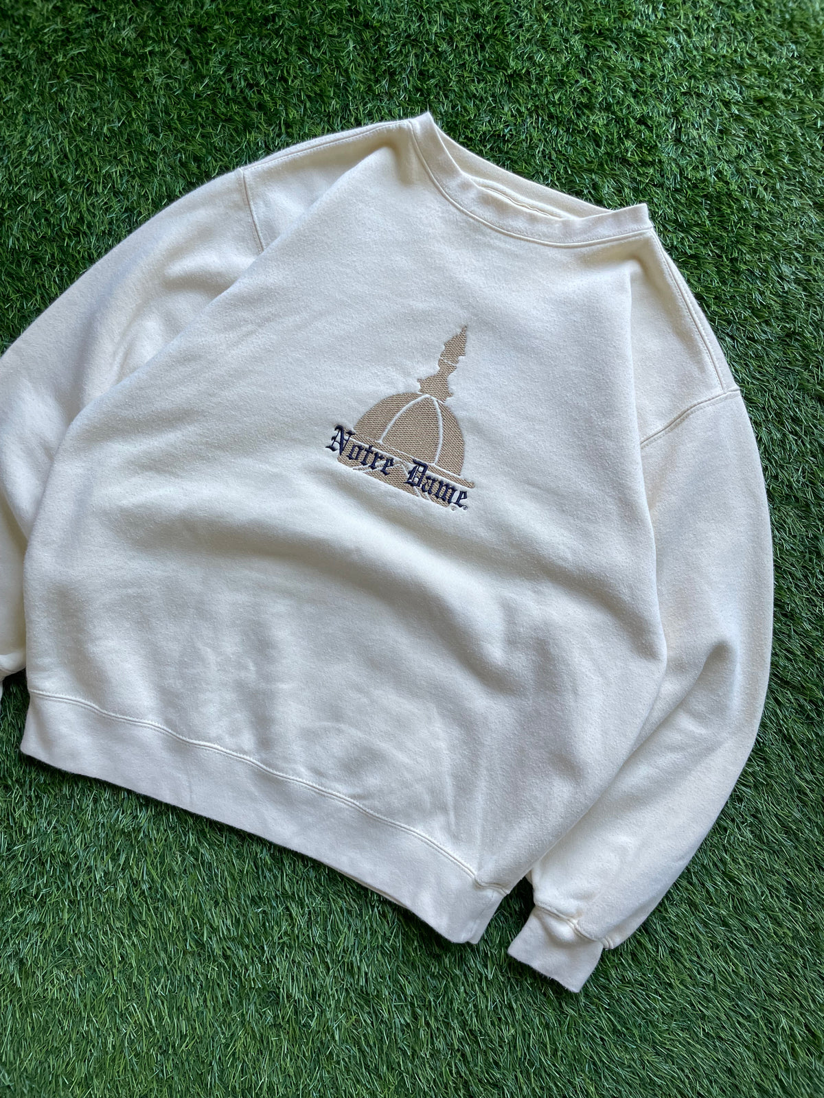 Vintage Notre Dame Golden Dome Crewneck Sweatshirt Medium