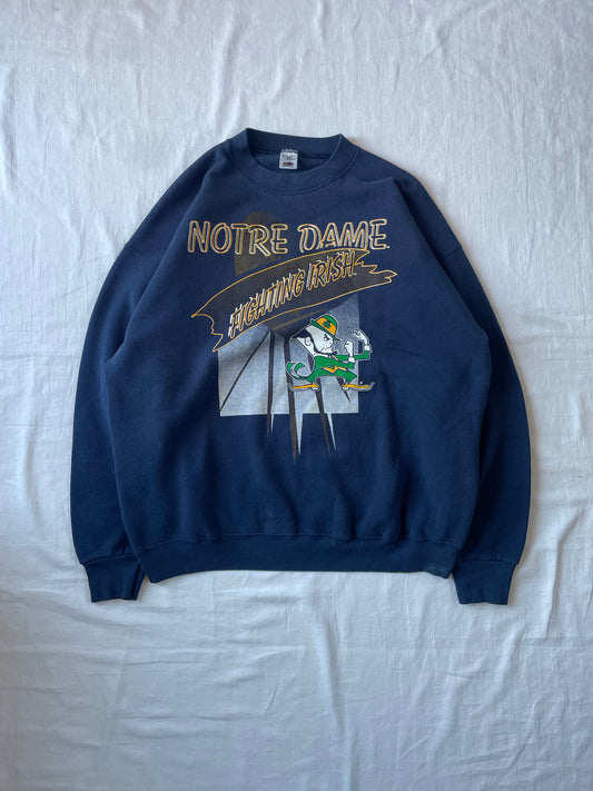 Vintage Notre Dame Fighting Irish Crewneck Large/XLarge