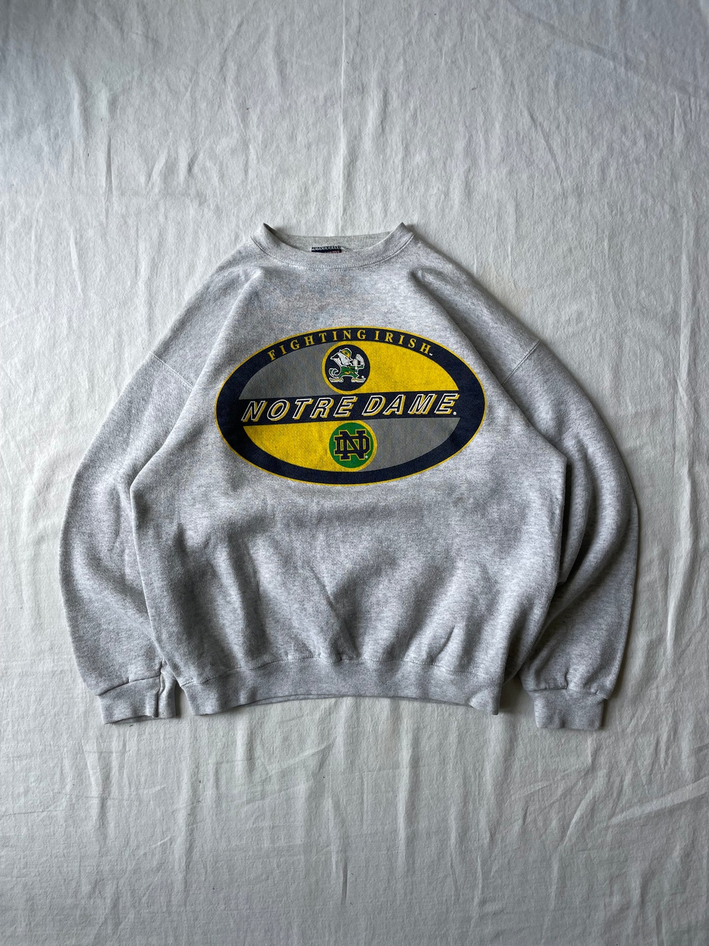 Vintage Notre Dame Crewneck Large