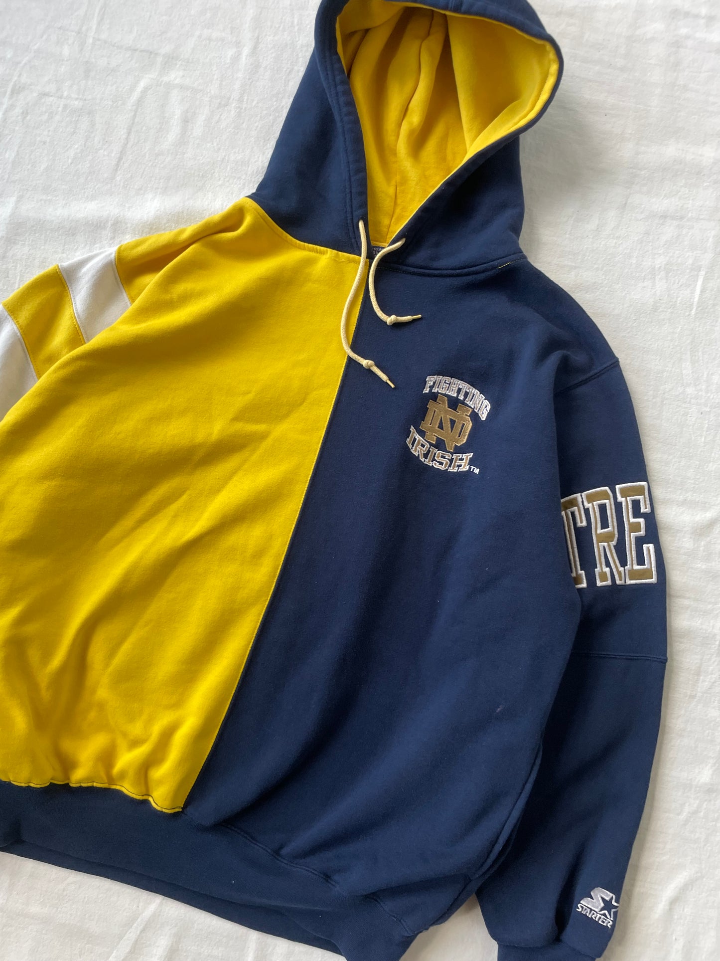Vintage Notre Dame Hoodie XLarge