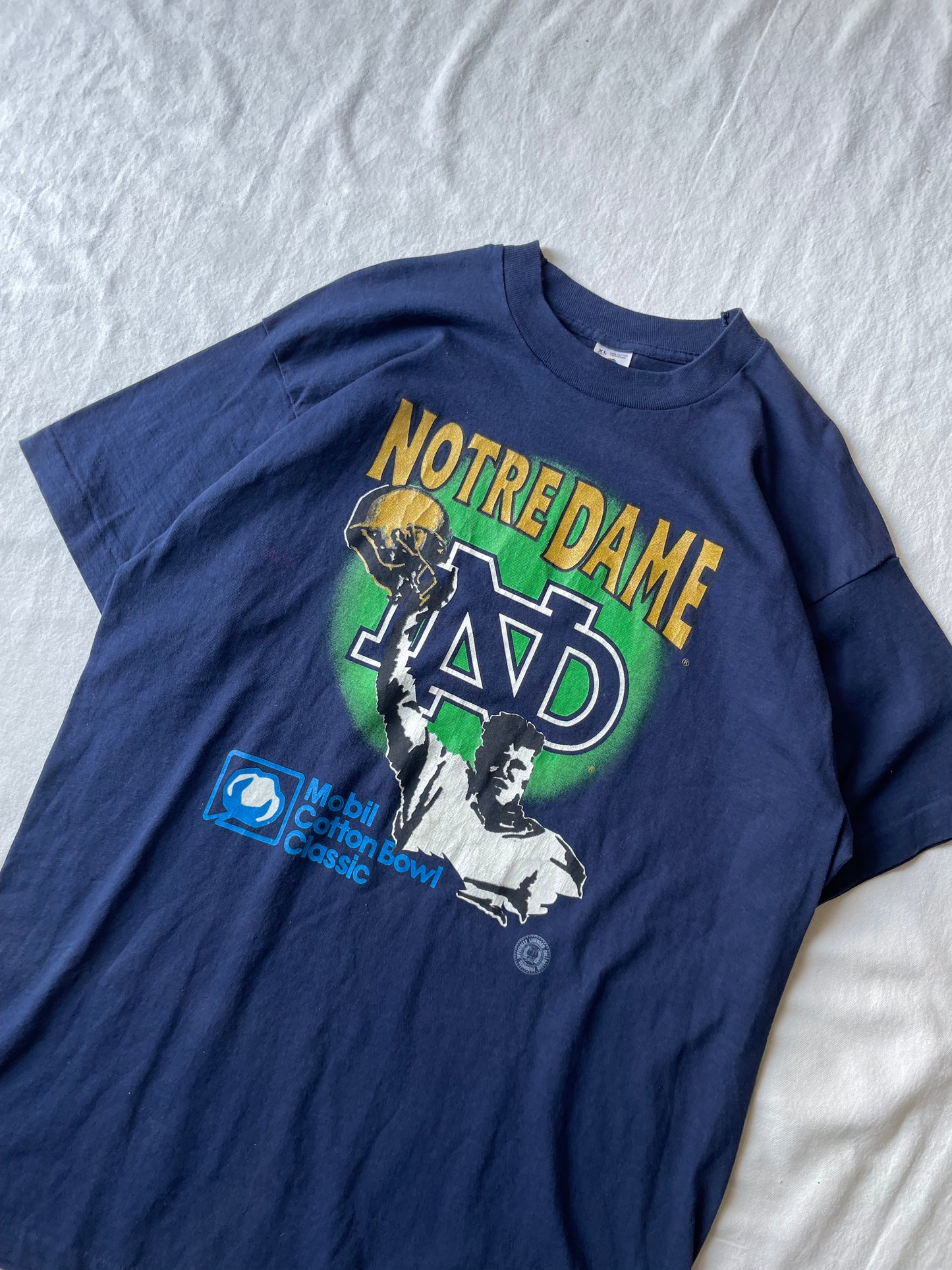 Vintage Notre Dame Cotton Bowl Tee XLarge
