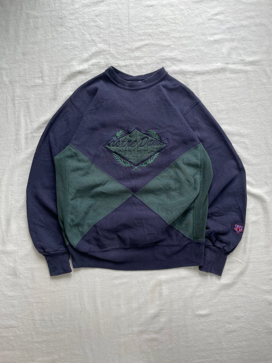 Vintage Notre Dame Heavyweight Crewneck Sweatshirt Medium