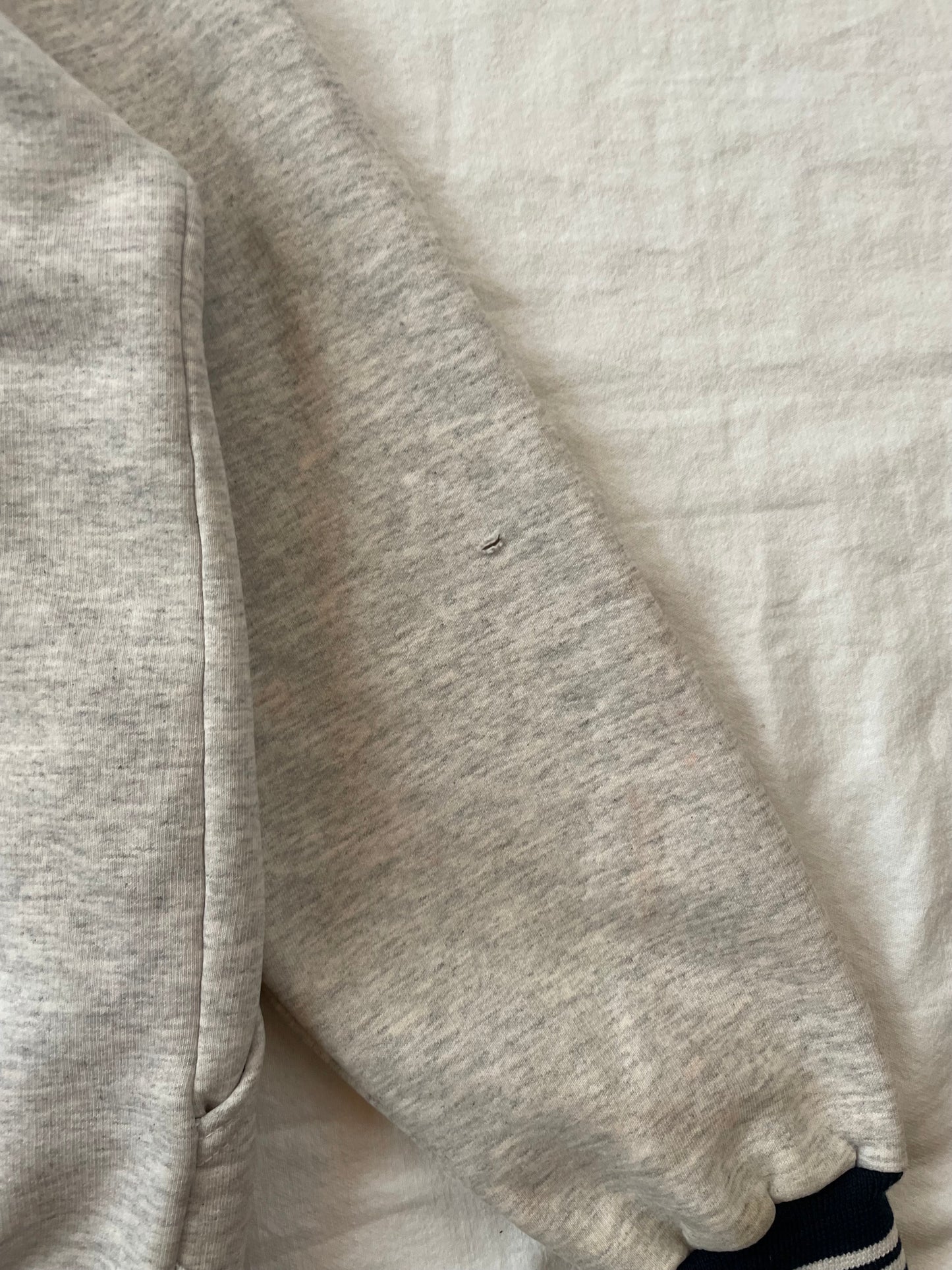 Vintage Notre Dame Heather Grey Sweater Large