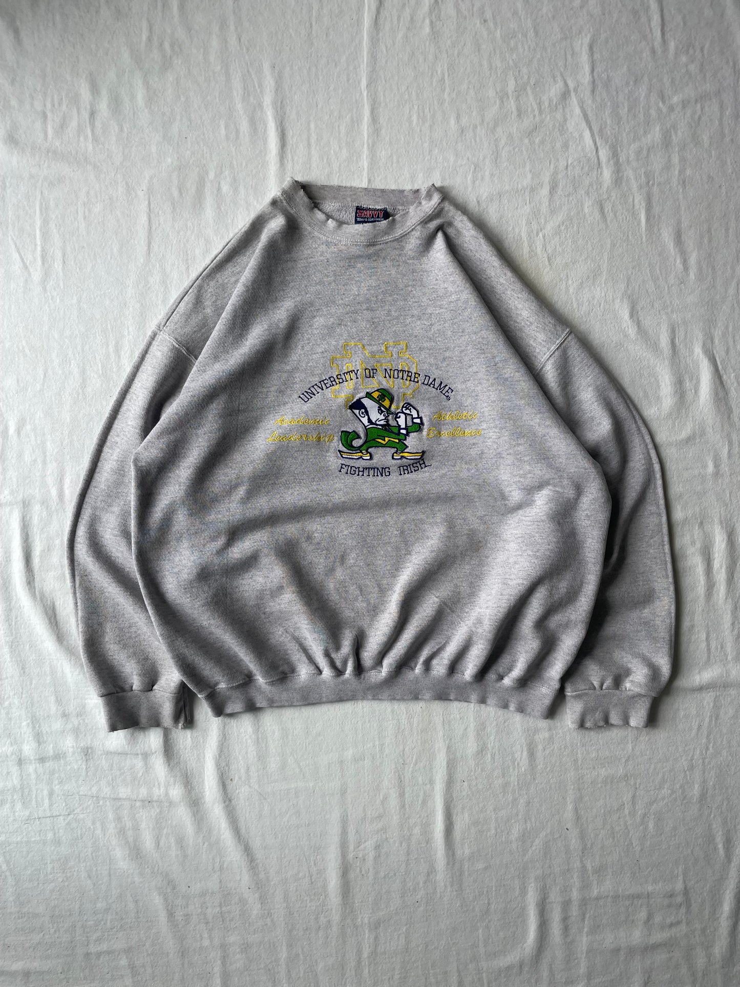 Vintage Notre Dame Crewneck XLarge