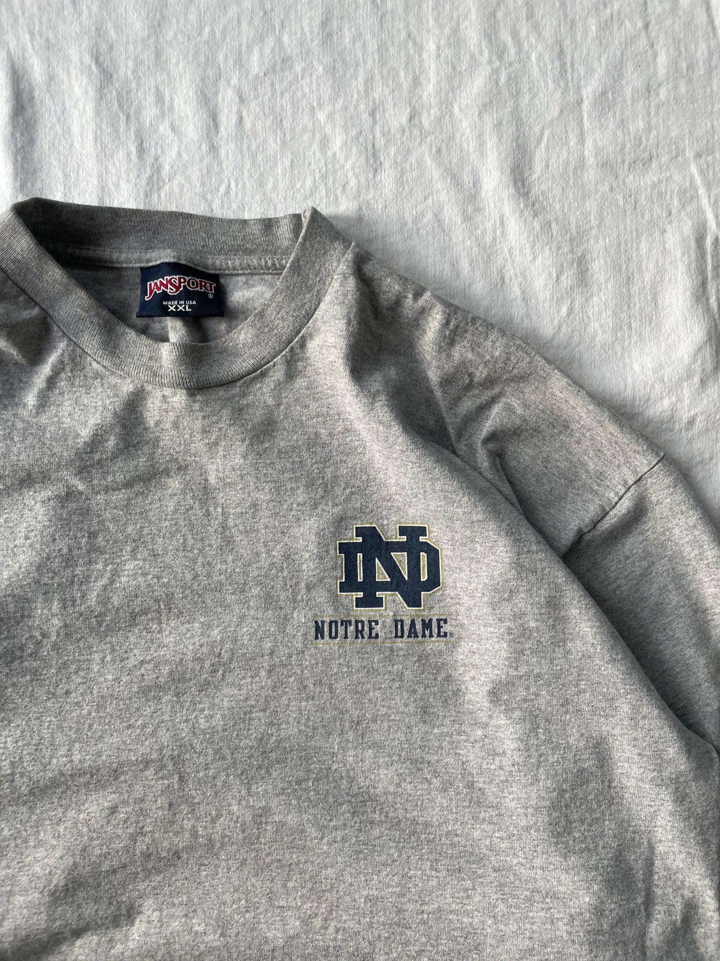 Vintage Notre Dame Irish Long Sleeve Shirt 2XL