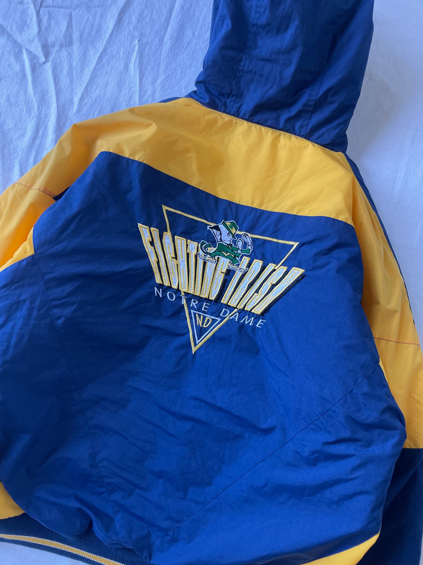 Vintage Notre Dame Puffer Jacket XLarge