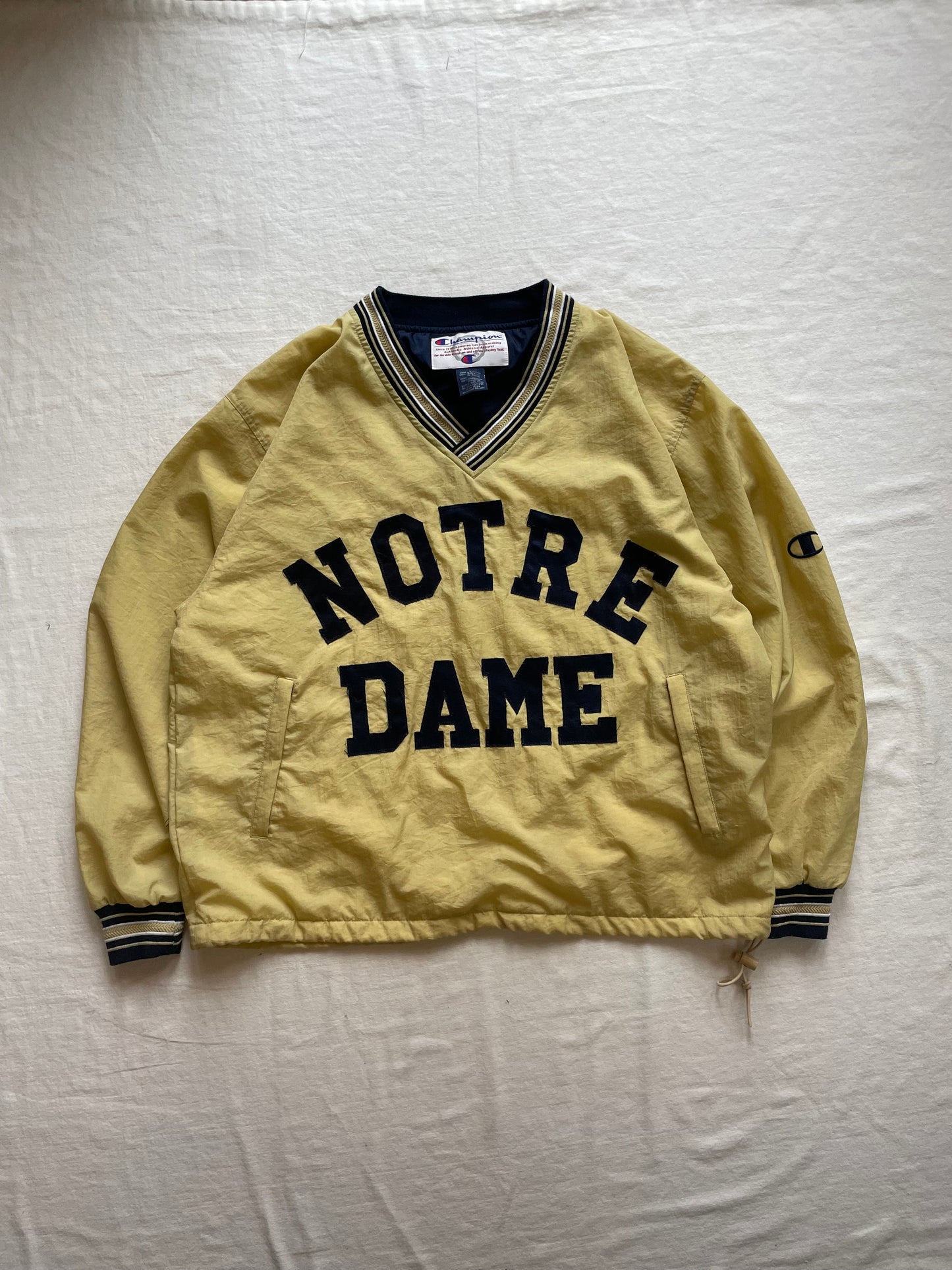 Vintage Notre Dame Pullover Windbreaker Large/XLarge