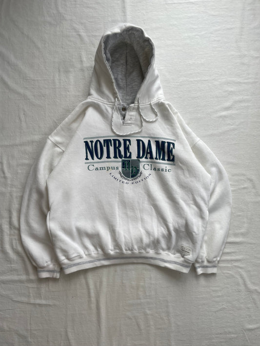 Vintage Notre Dame Hoodie XLarge