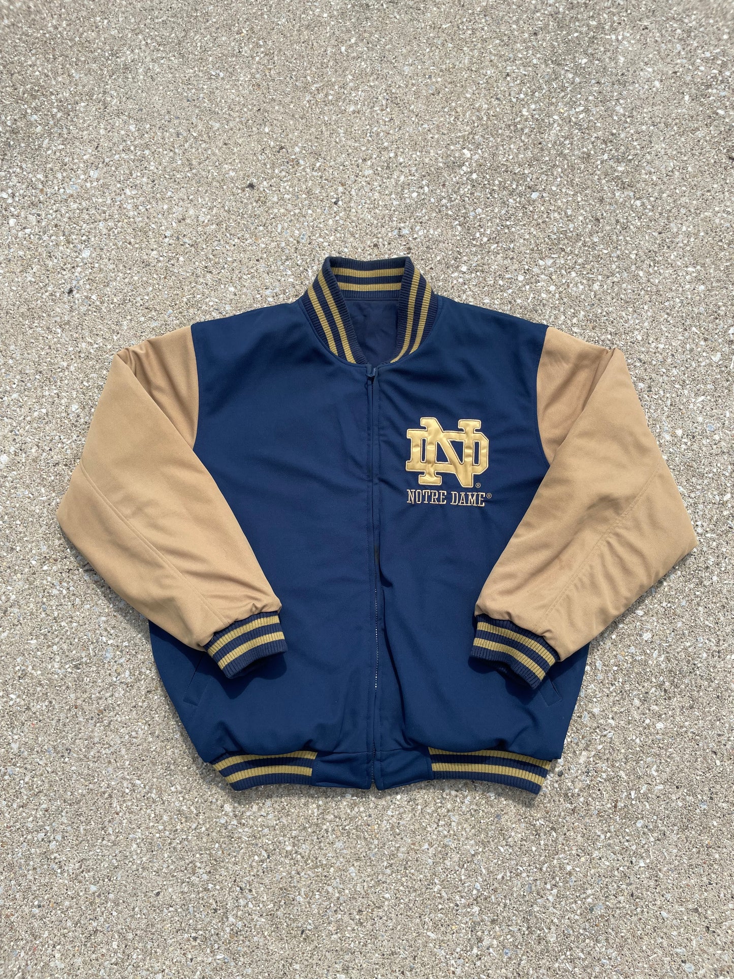 Vintage Notre Dame National Champions Reversible Varsity Jacket XLarge