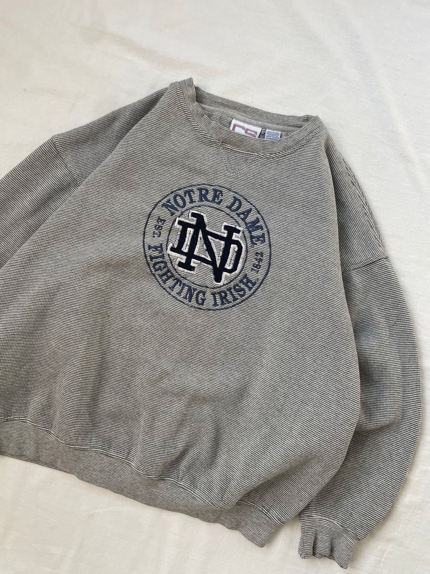 Vintage Notre Dame Fighting Irish Crewneck XLarge