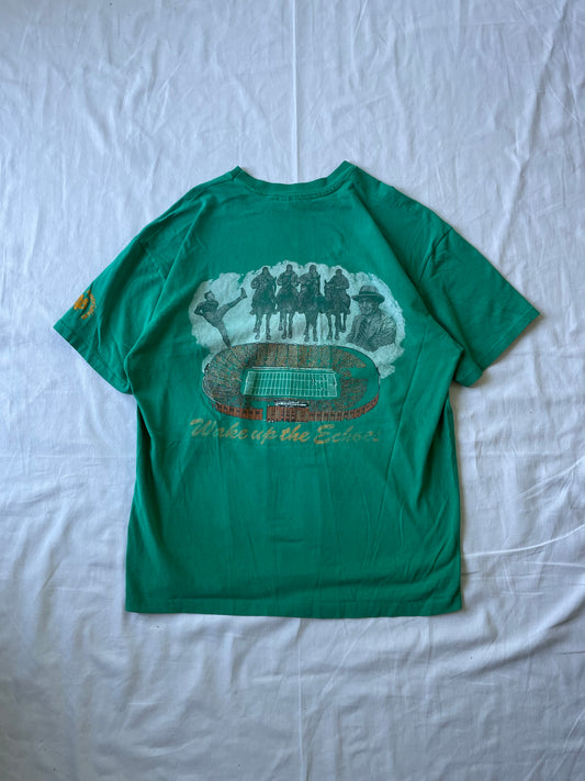 Vintage 1994 Notre Dame Wake Up The Echoes “The Shirt” XLarge