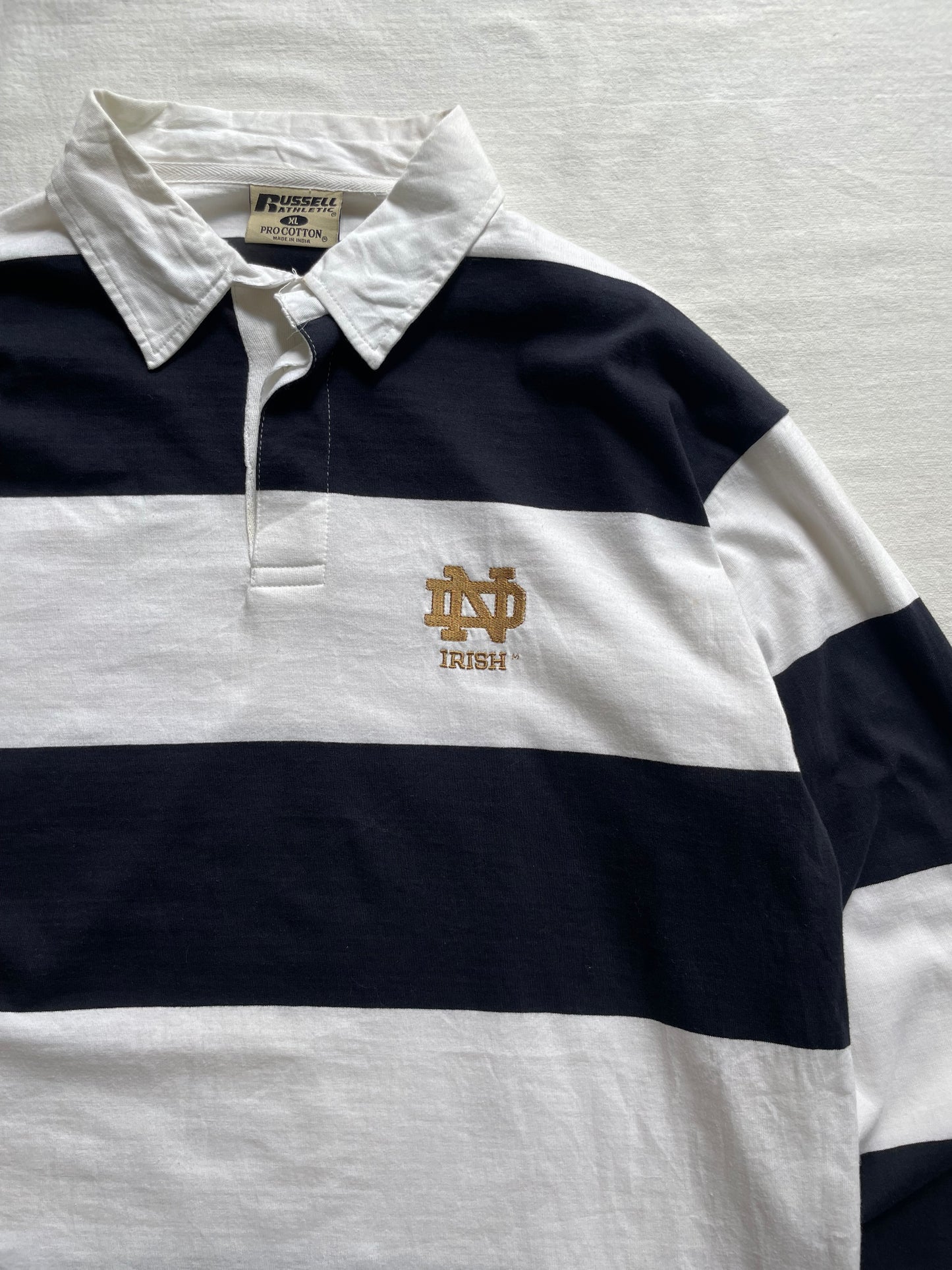 Vintage Notre Dame Rugby Polo XLarge