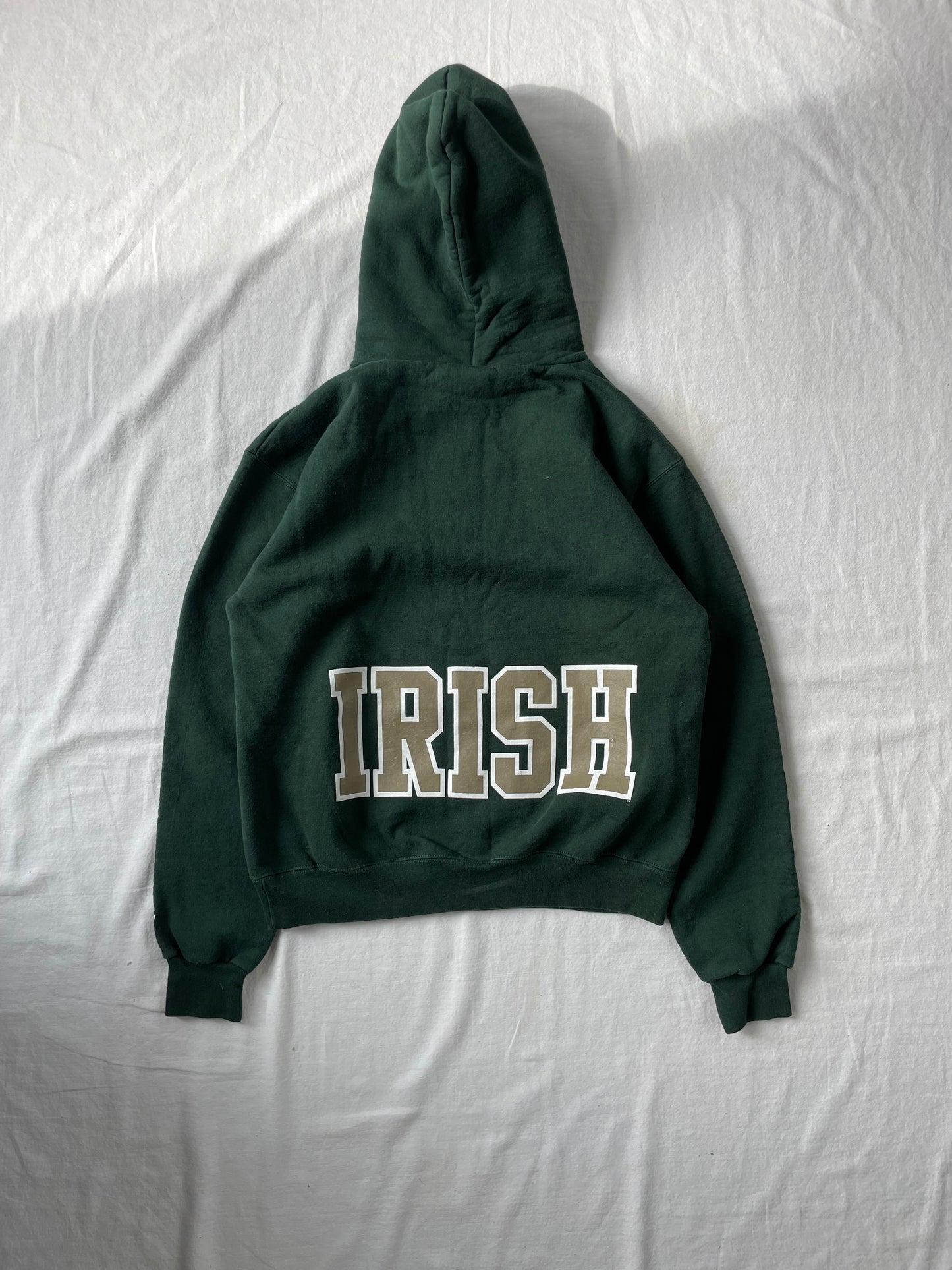 Vintage Notre Dame Irish Hoodie Medium