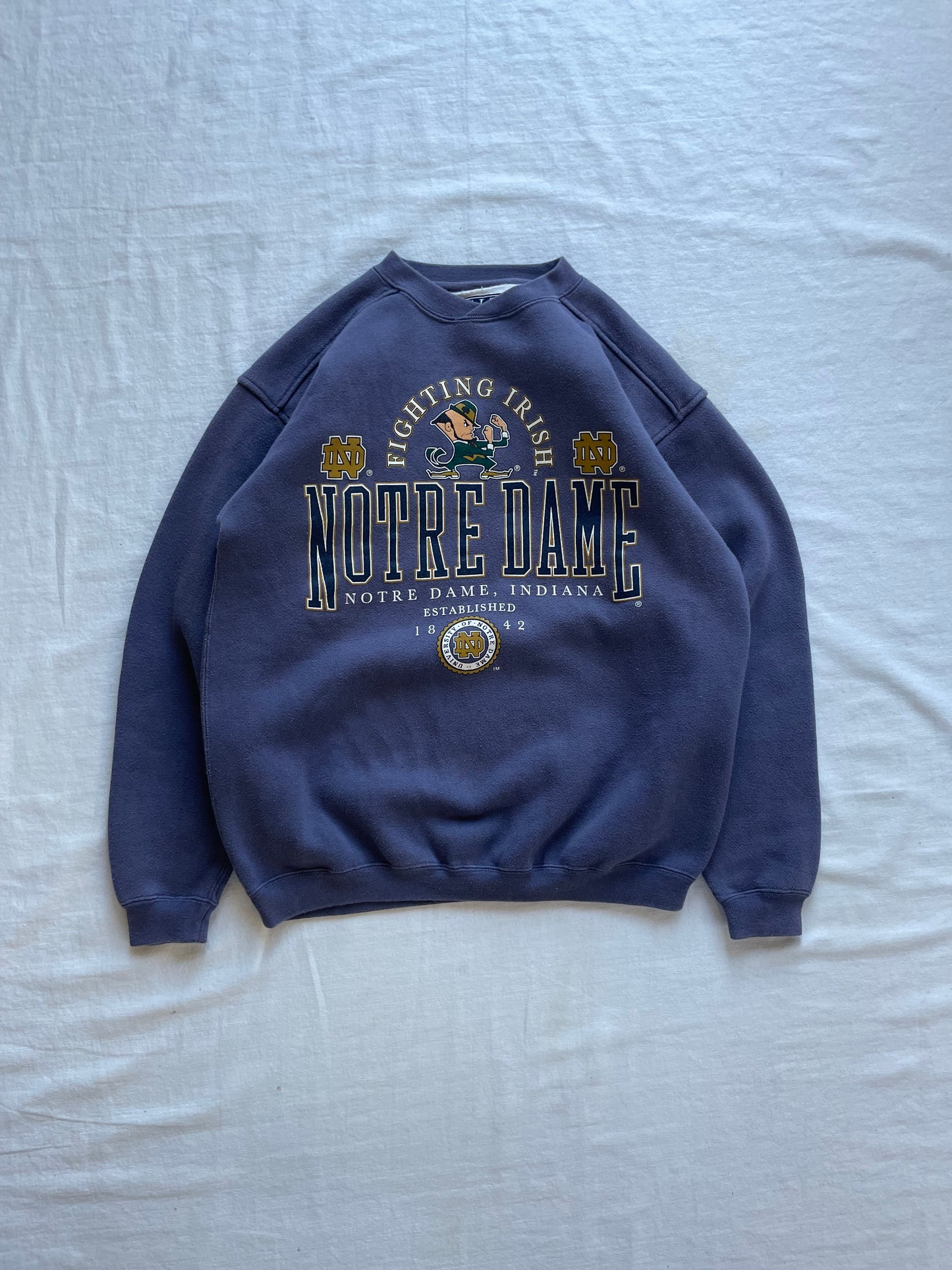 Vintage Notre Dame Crewneck Kids XLarge