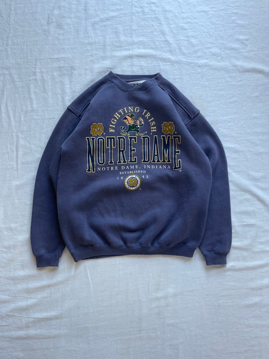 Vintage Notre Dame Crewneck Kids XLarge