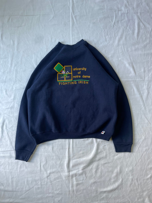 Vintage Notre Dame Fighting Irish Crewneck XLarge