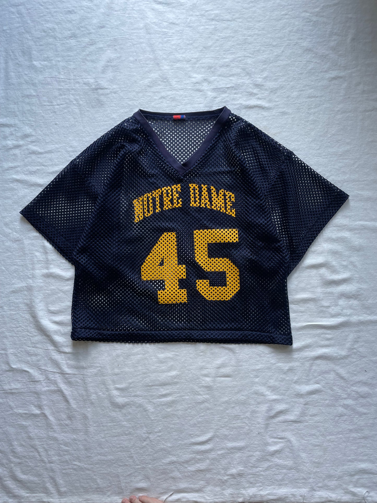 Vintage Notre Dame Mesh Football Jersey Large/XLarge