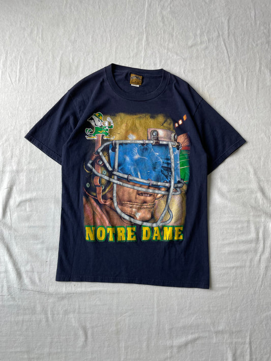 Vintage Notre Dame Football Tee Medium