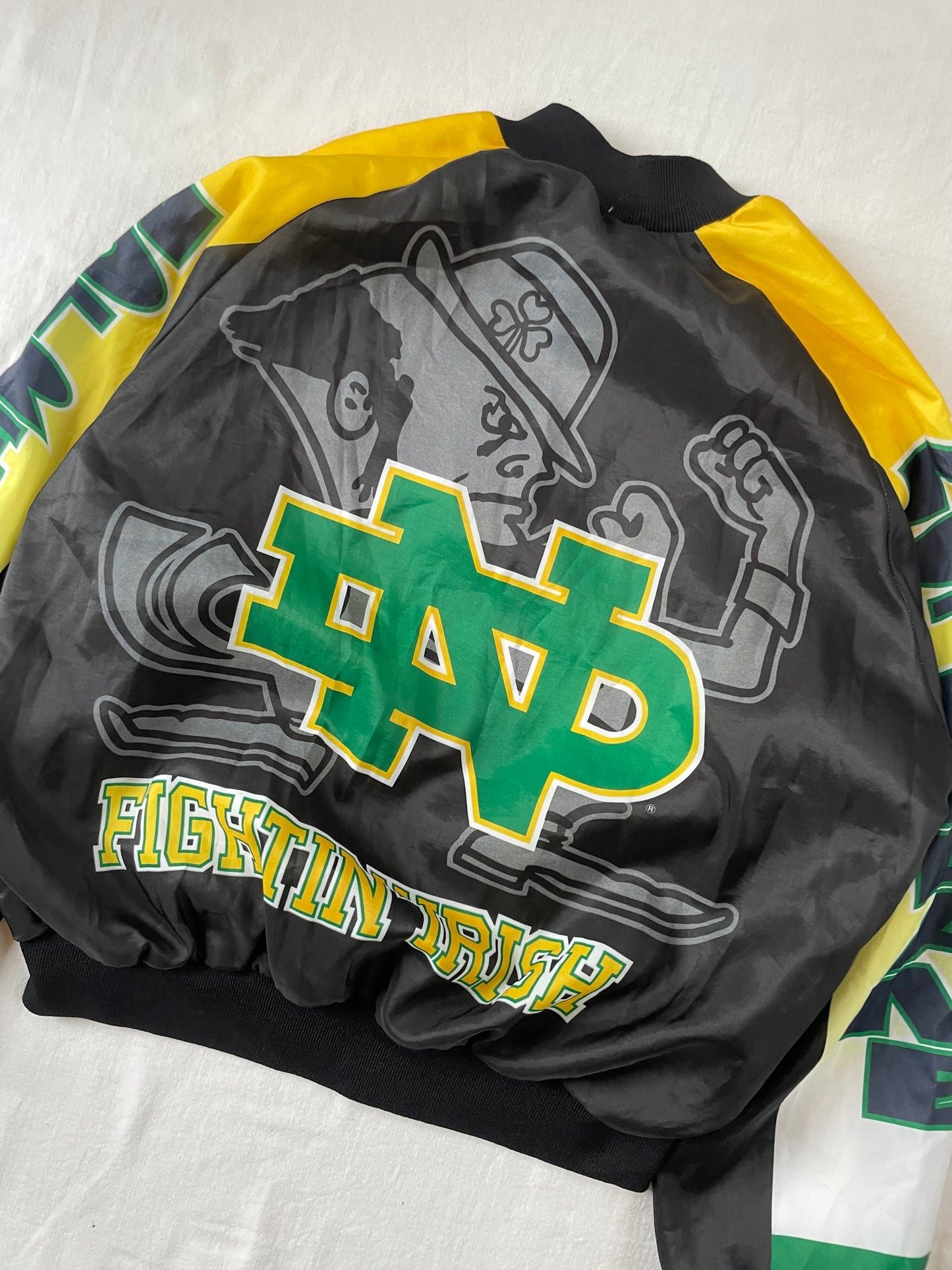 Vintage Notre Dame Bomber Jacket Medium/Large