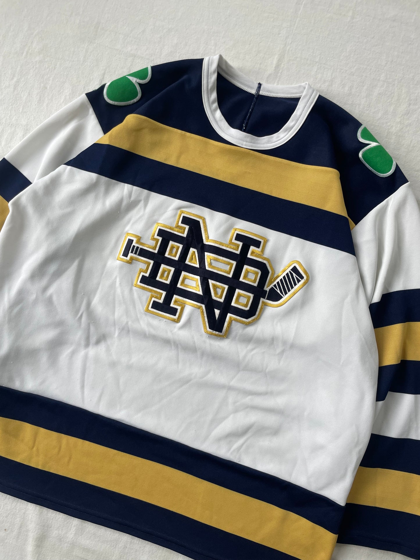 Vintage Notre Dame Hockey Jersey Large/XLarge