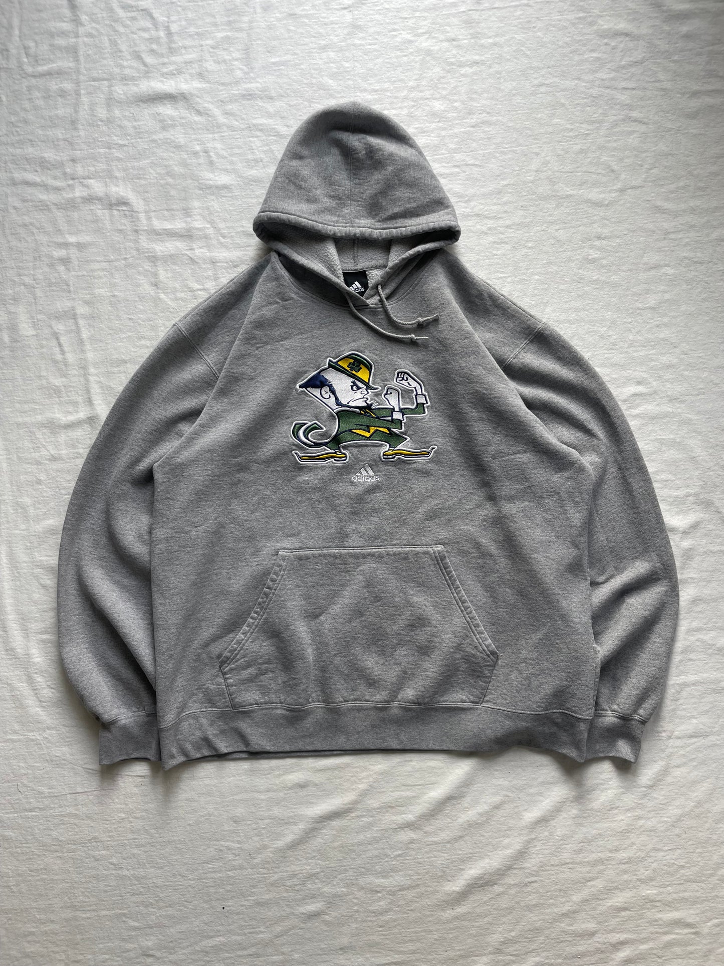 Vintage Notre Dame Adidas Hoodie 2XL