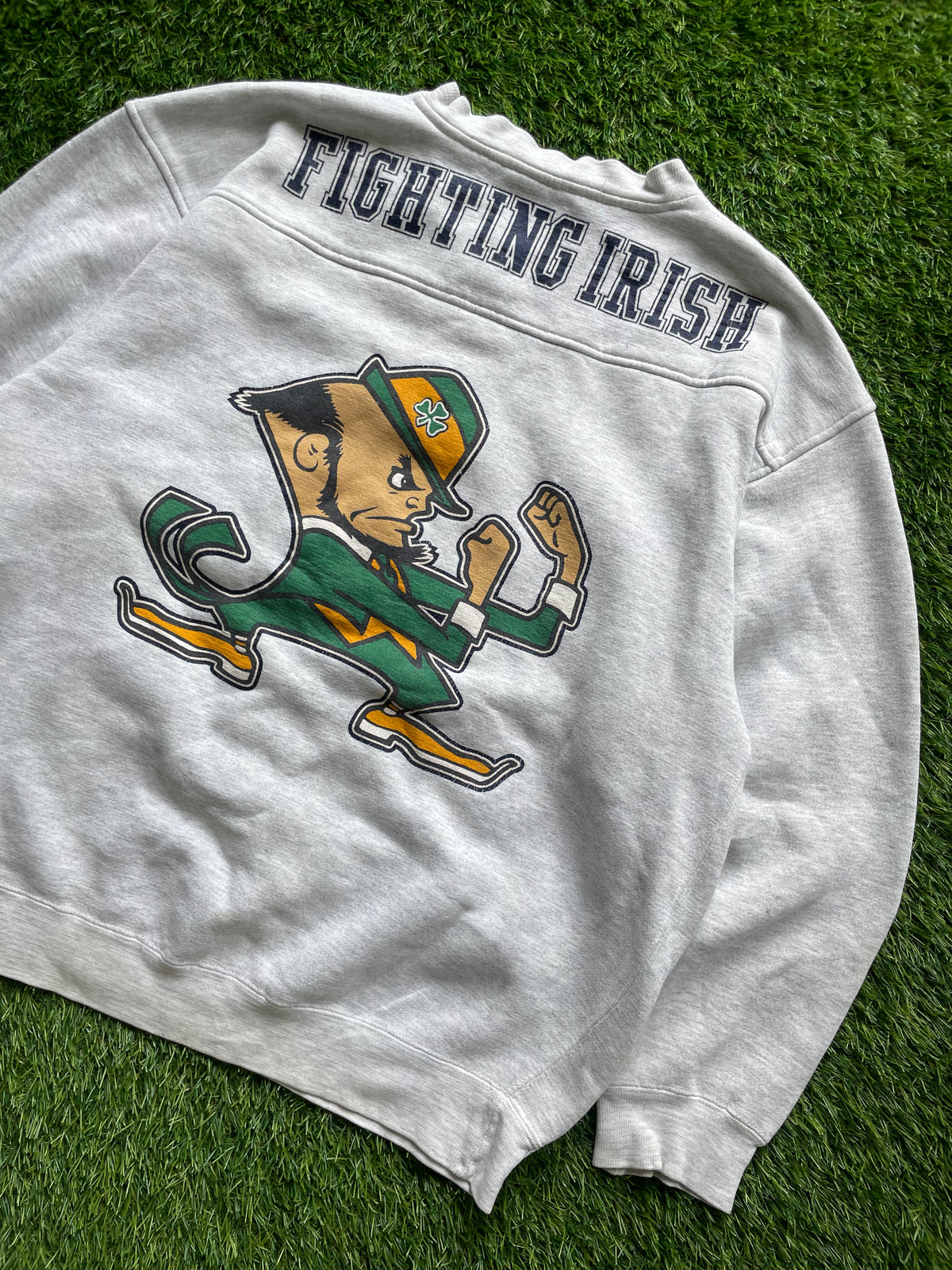 Vintage Notre Dame Fighting Irish Heavyweight Crewneck Sweatshirt Large