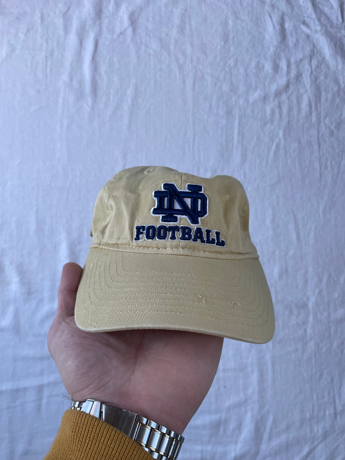 Notre Dame Gold Adidas Hat