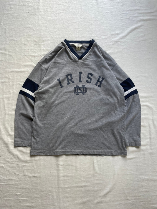 Vintage Notre Dame Irish Long Sleeve Large