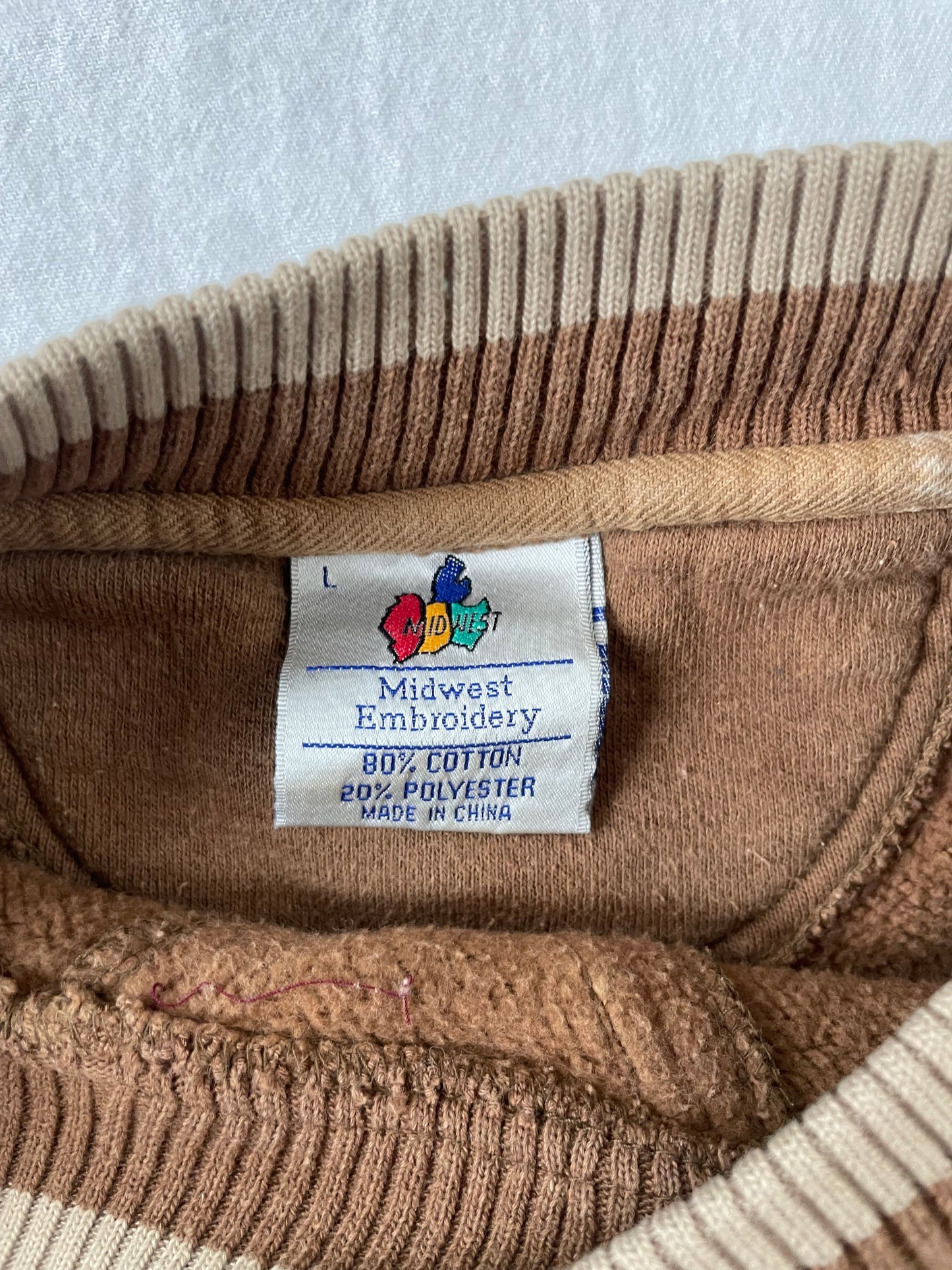 Vintage Notre Dame Crewneck Large