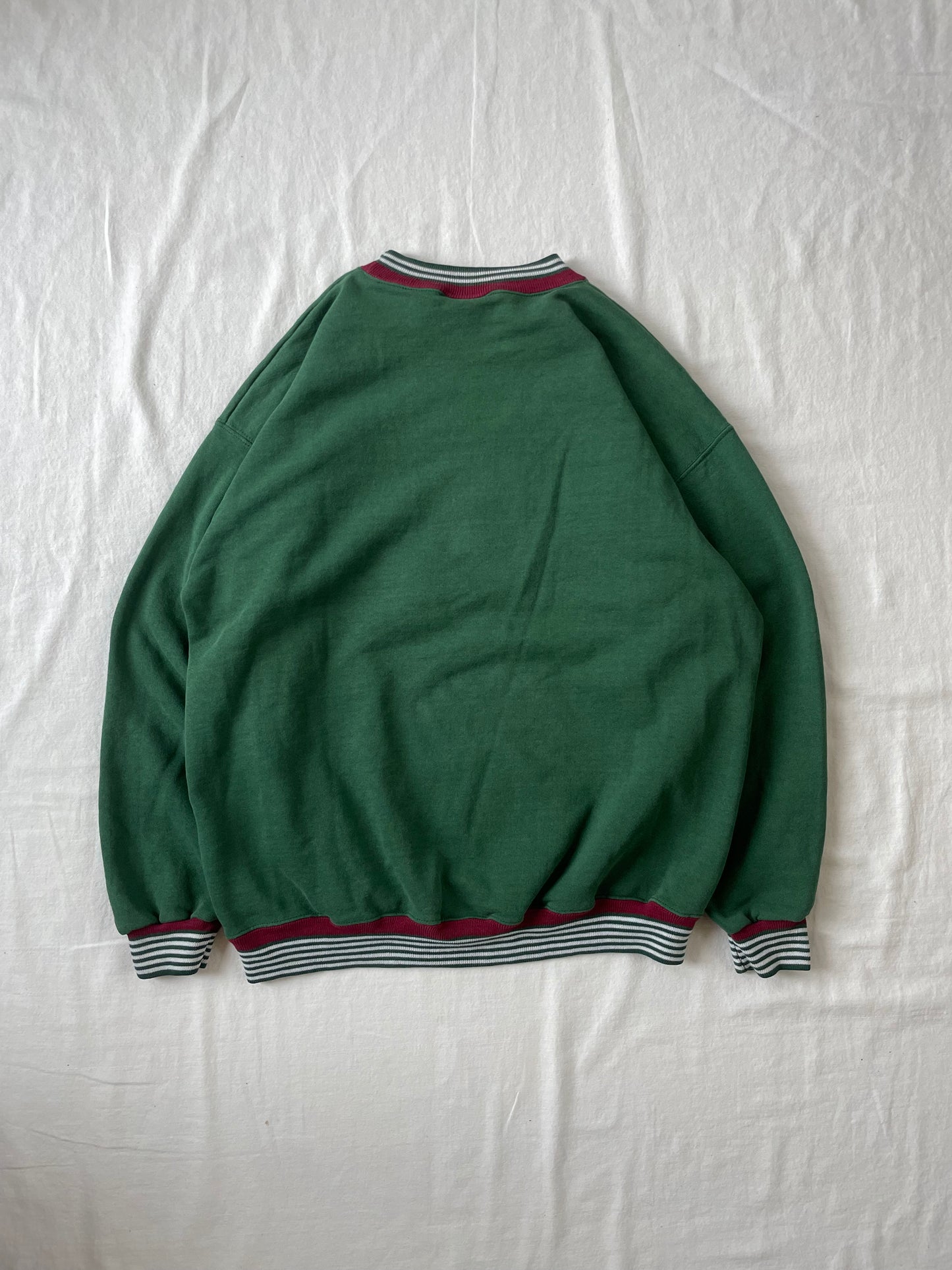 Vintage Notre Dame Green Crewneck XLarge