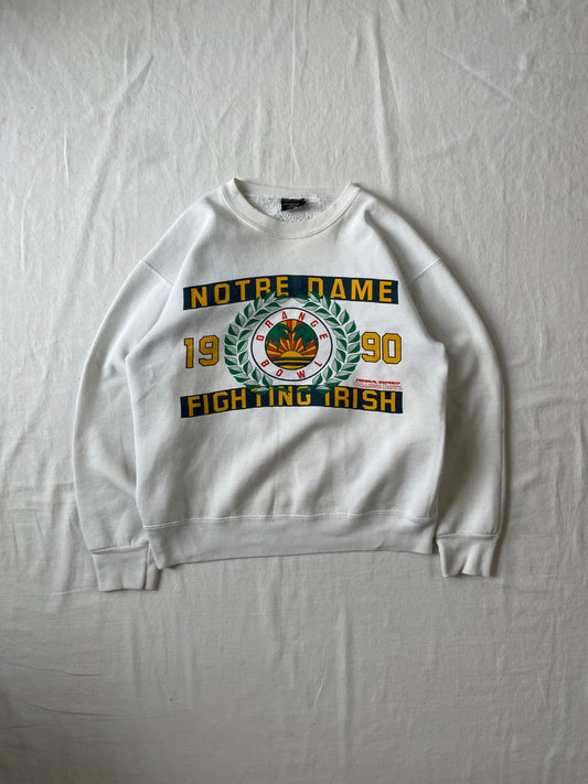 Vintage 1990 Notre Dame Orange Bowl Crewneck Small/Medium