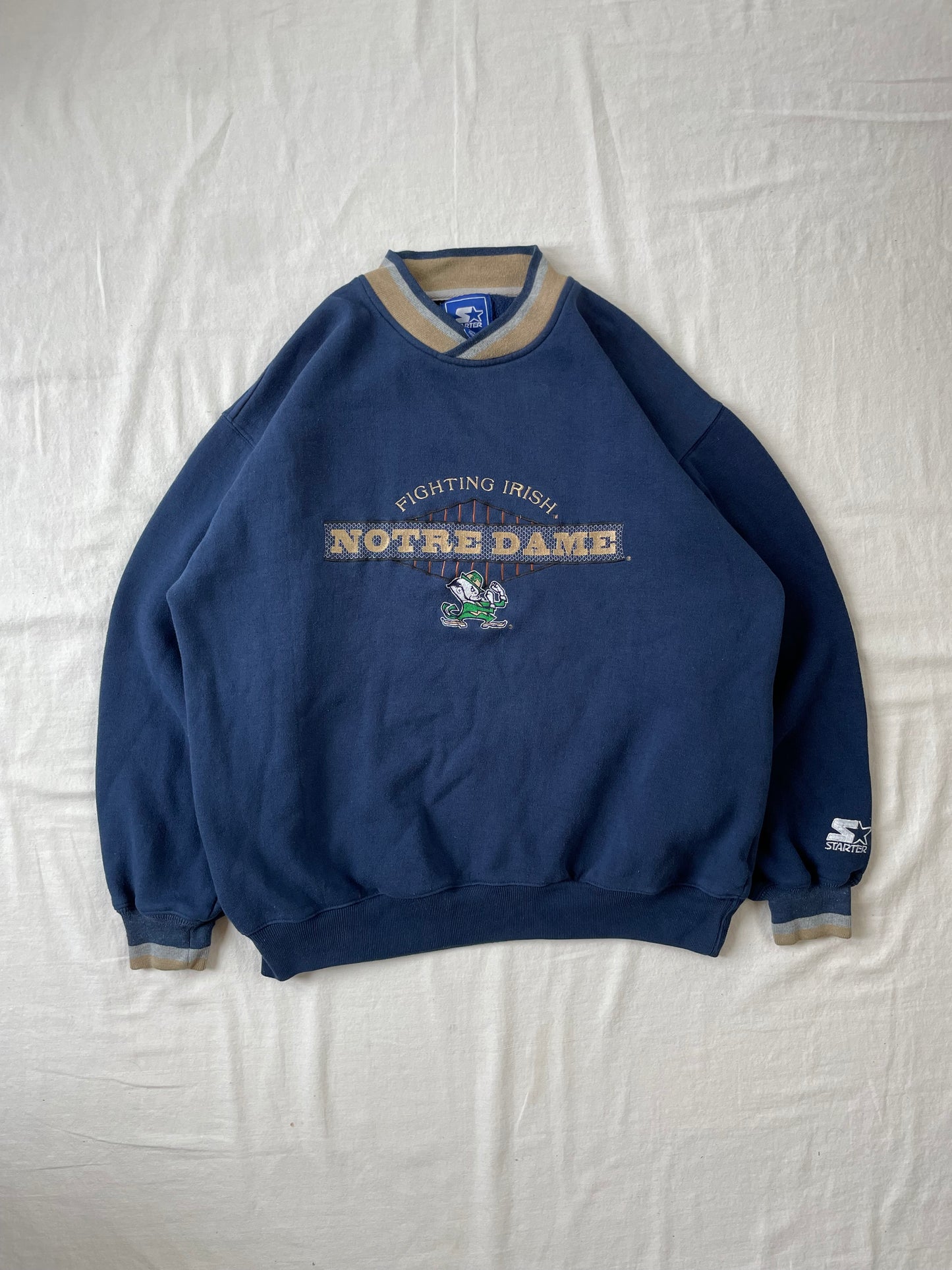 Vintage Notre Dame Fighting Irish Crewneck Large