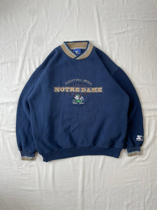 Vintage Notre Dame Fighting Irish Crewneck Large